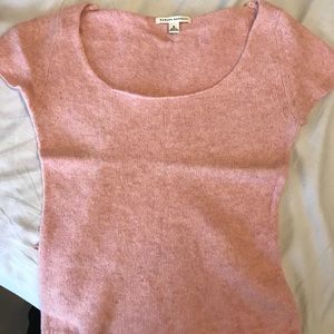 Banana Republic pink wool sweater top S M